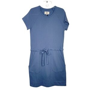 Stitch Fix l Cosmic Blue Love Drawstring Dress in slate blue, Medium